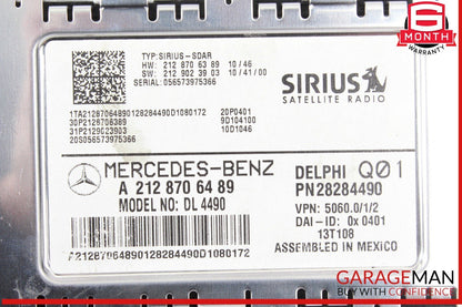 10-17 Mercedes X166 GL450 E350 Sirius Satellite Radio Receiver Module Unit OEM
