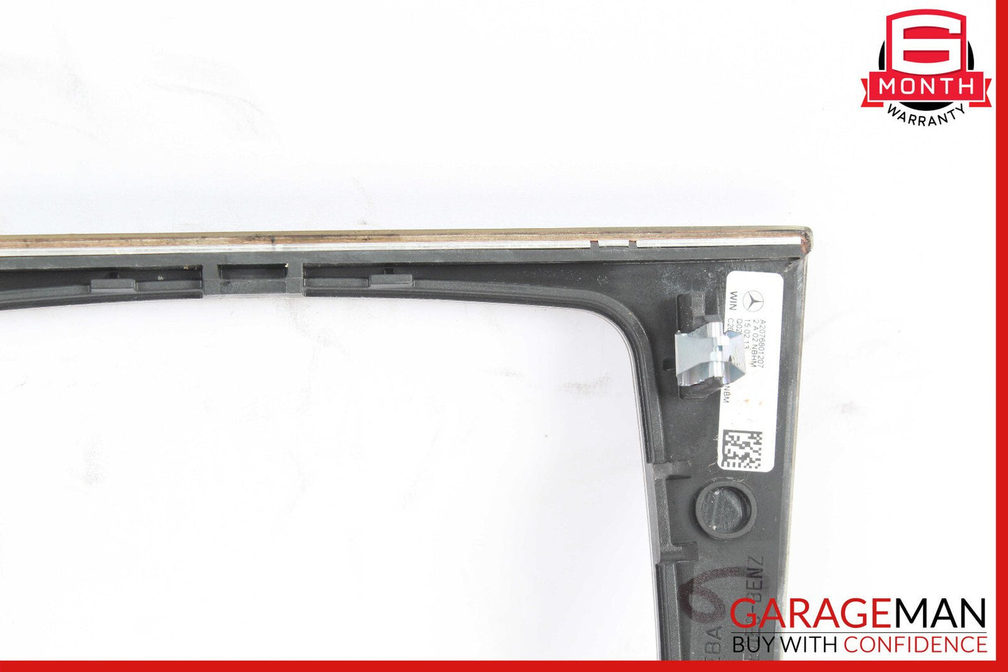08-15 Mercedes W204 C250 C300 C350 Center Console Shift Shifter Bezel Trim Wood