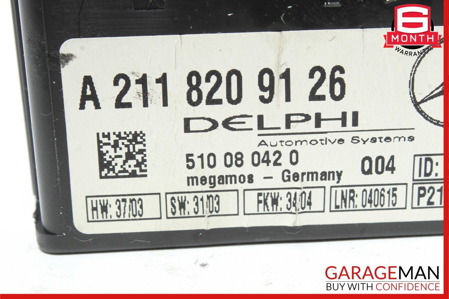 Mercedes SL500 SLK280 CL500 E320 CLK500 S500 Anti Theft Alarm Module Unit