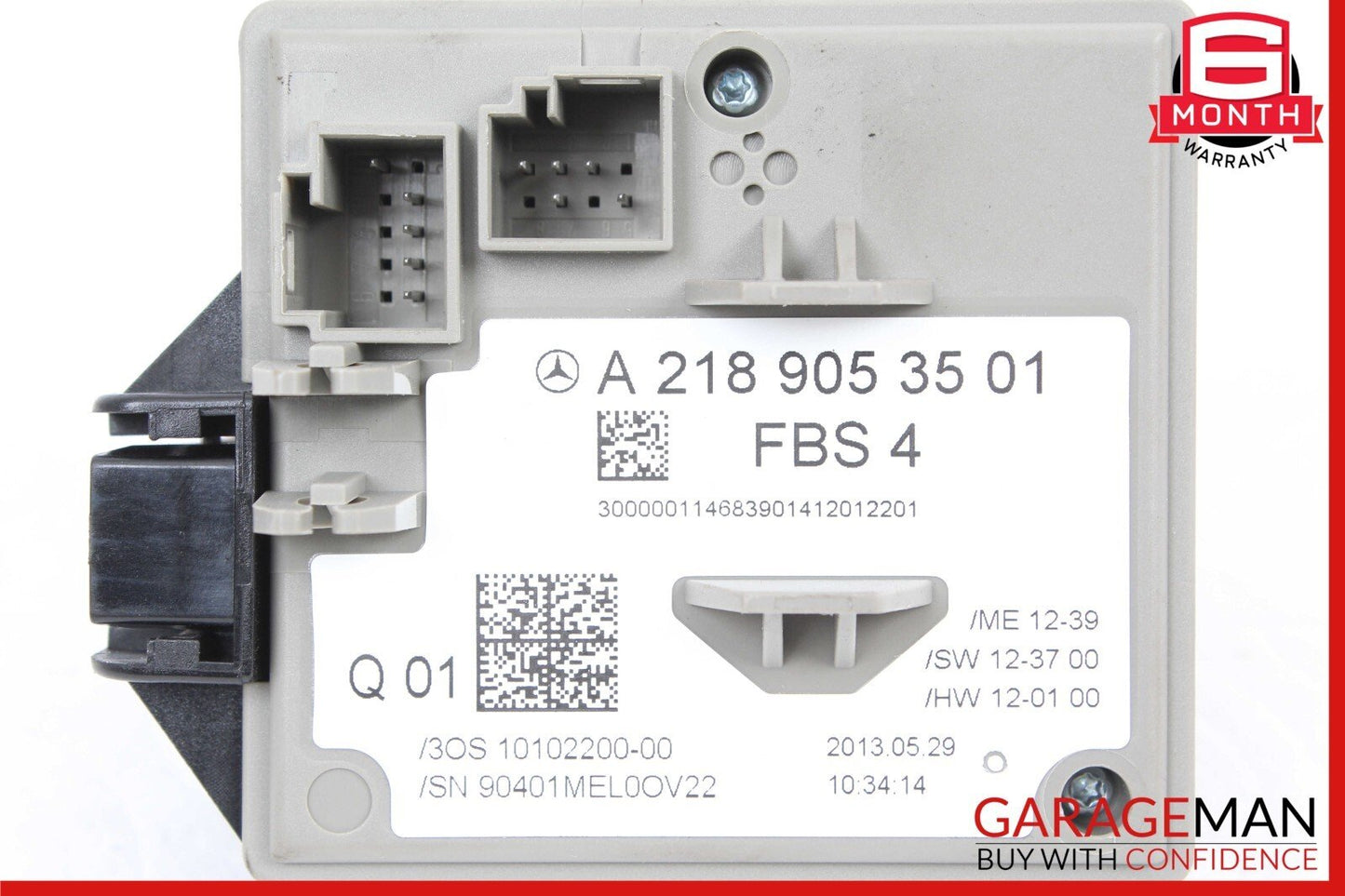 14-16 Mercedes W212 E350 E400 Ignition Switch Control Module Start Stop Button