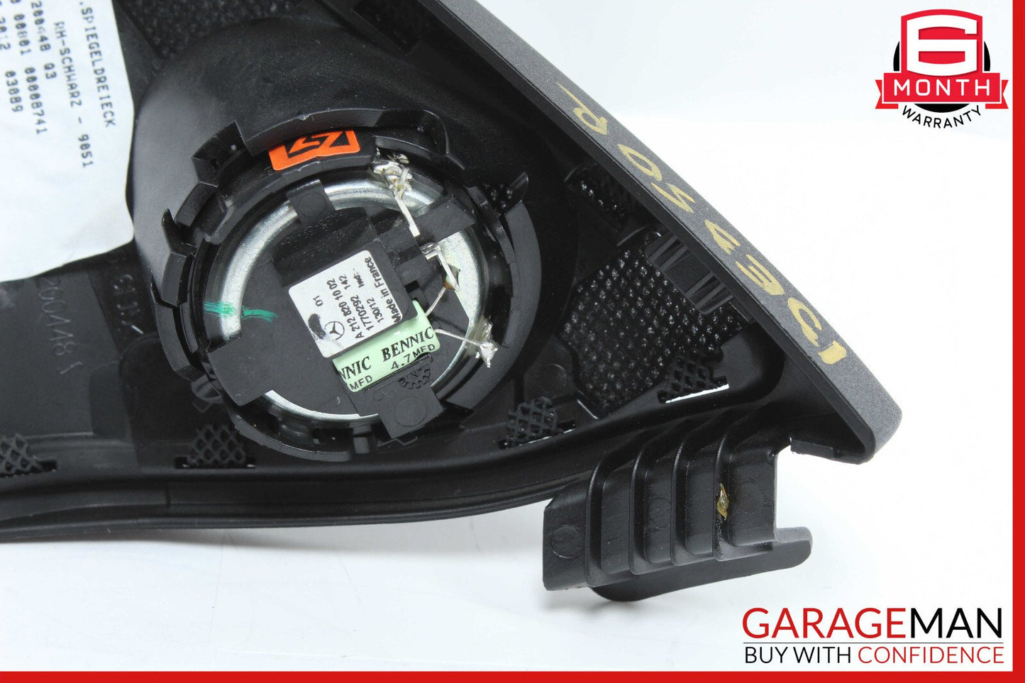 10-16 Mercedes W212 E350 Front Right Side Door Panel Tweeter Speaker Cover OEM