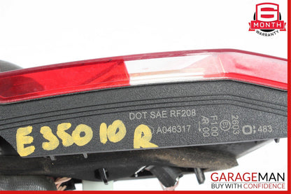 10-13 Mercedes W212 E350 E550 E63 AMG Sedan Inner Tail Light Lamp Rear Left Side