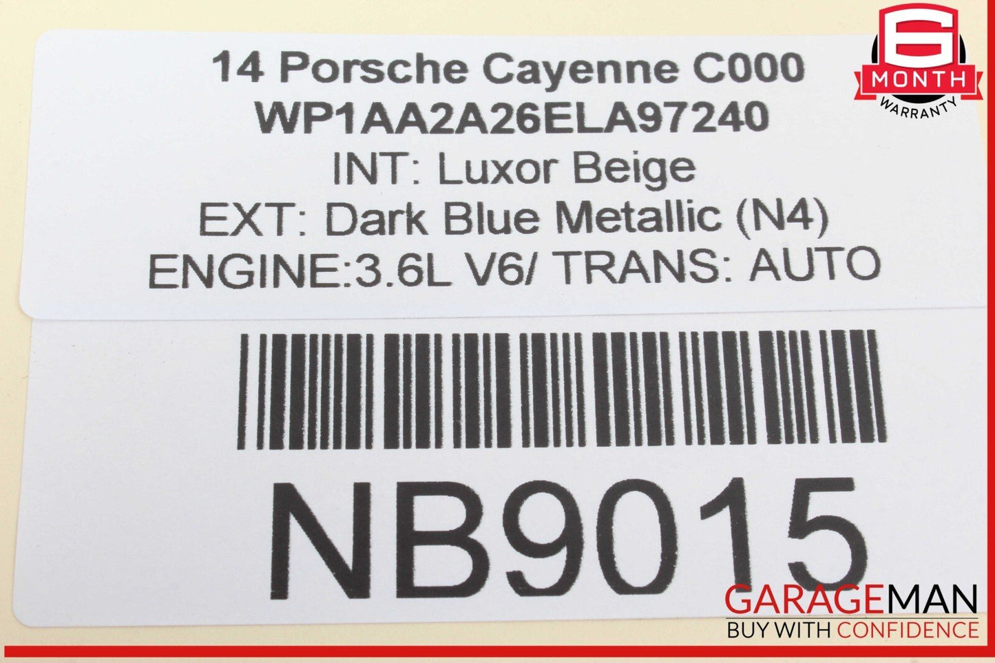 11-18 Porsche Cayenne 958 Rear Left / Right Side Door Control Module Unit OEM