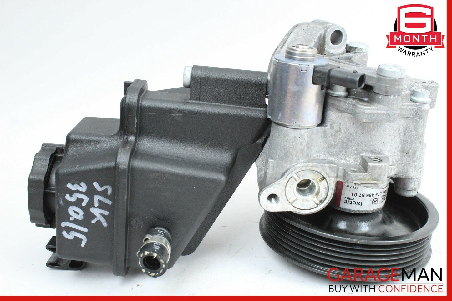 12-20 Mercedes R172 SLK350 E350 SLC43 Power Steering Pump Reservoir Assembly OEM