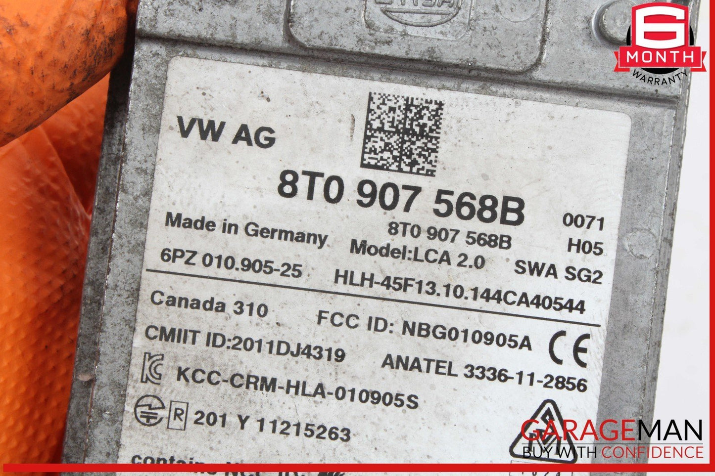 13-17 Audi Q5 SQ5 A4 S4 Rear Left Blind Spot Radar Sensor Module 8T0907568B OEM