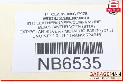 14-18 Mercedes W117 CLA45 AMG Rear Trunk Lid Lock Latch Actuator Mechanism