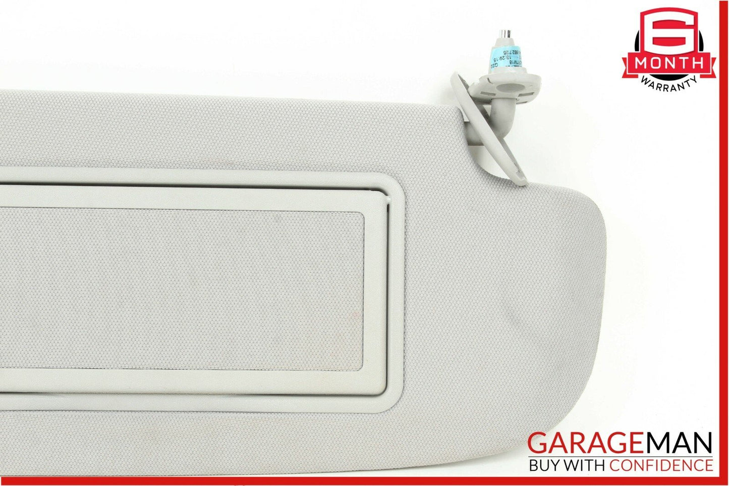 07-13 Mercedes S550 CL550 Front Right Sun Visor Sunvisor Shade Cover Gray Suede