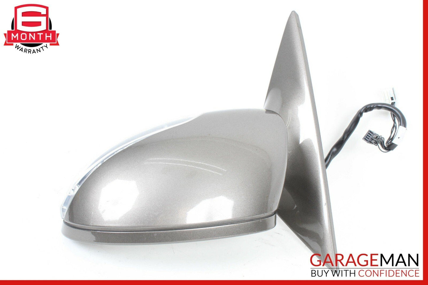 06-08 Mercedes W219 CLS500 Front Left Driver Side Mirror Door Rear View Gray OEM