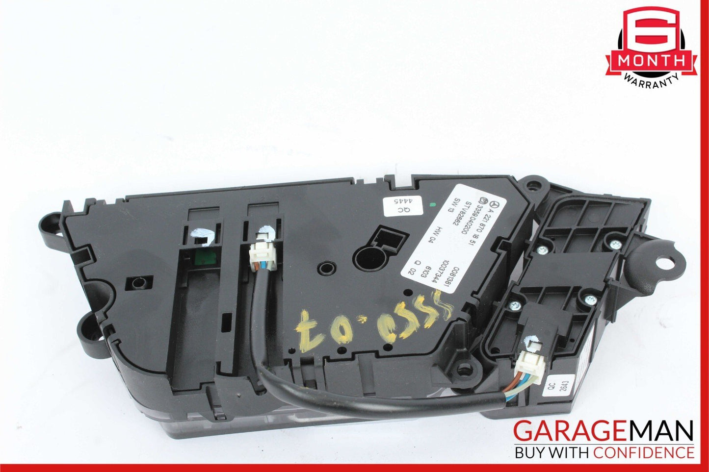 07-14 Mercedes W221 S550 CL600 Front Left Seat Controller Switch Set of 2