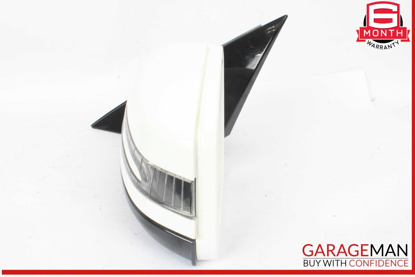 10-13 Mercedes W212 E350 Front Left Driver Side Door Rear View Mirror White OEM