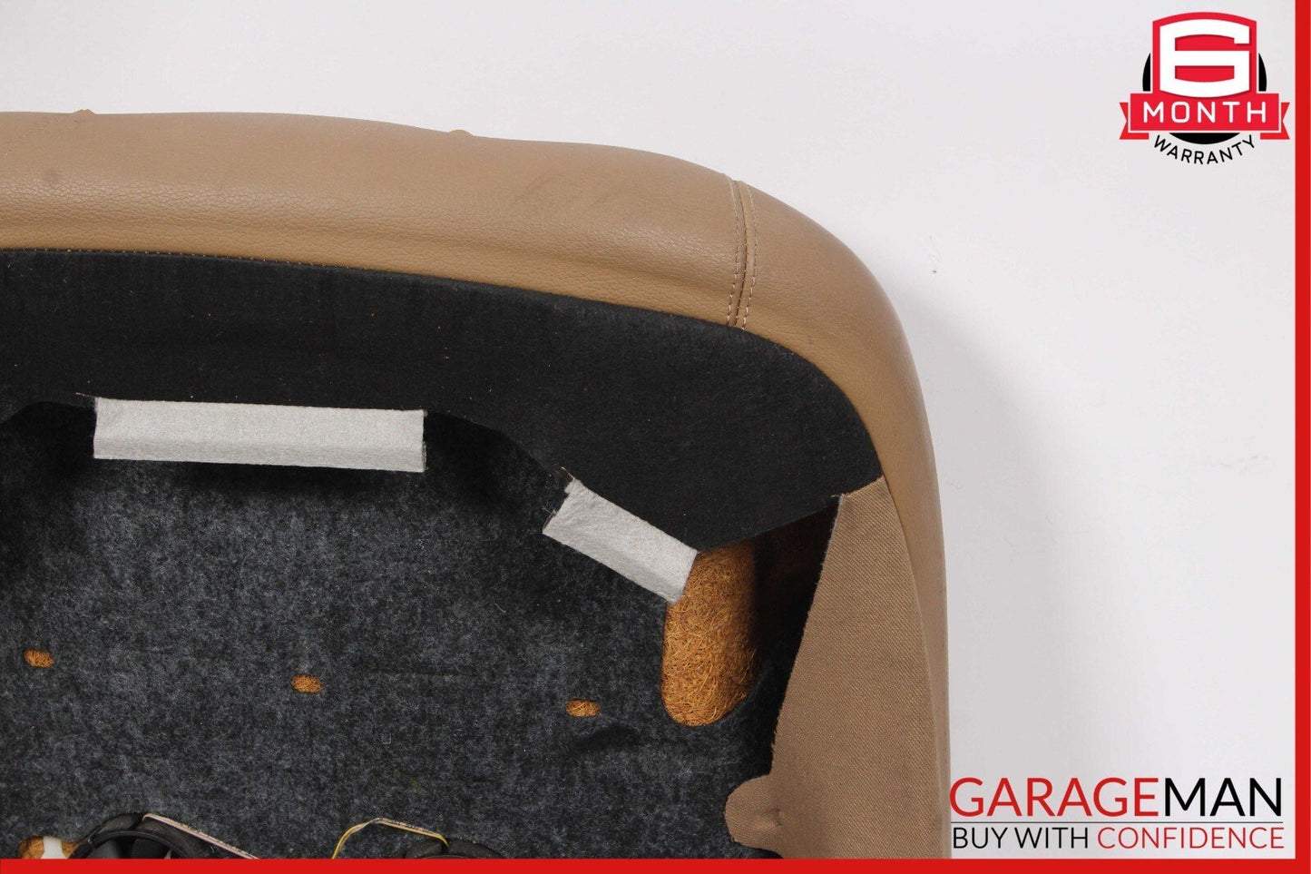 07-09 Mercedes W221 S450 S550 Front Left Side Top Upper Seat Cushion Brown