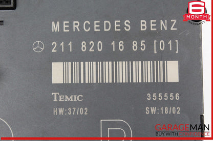 03-09 Mercedes W211 E320 E350 Front Left Driver Side Door Control Module OEM