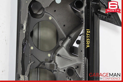 03-12 Mercedes R230 SL550 Front Right Side Exterior Door Shell Frame Panel Black