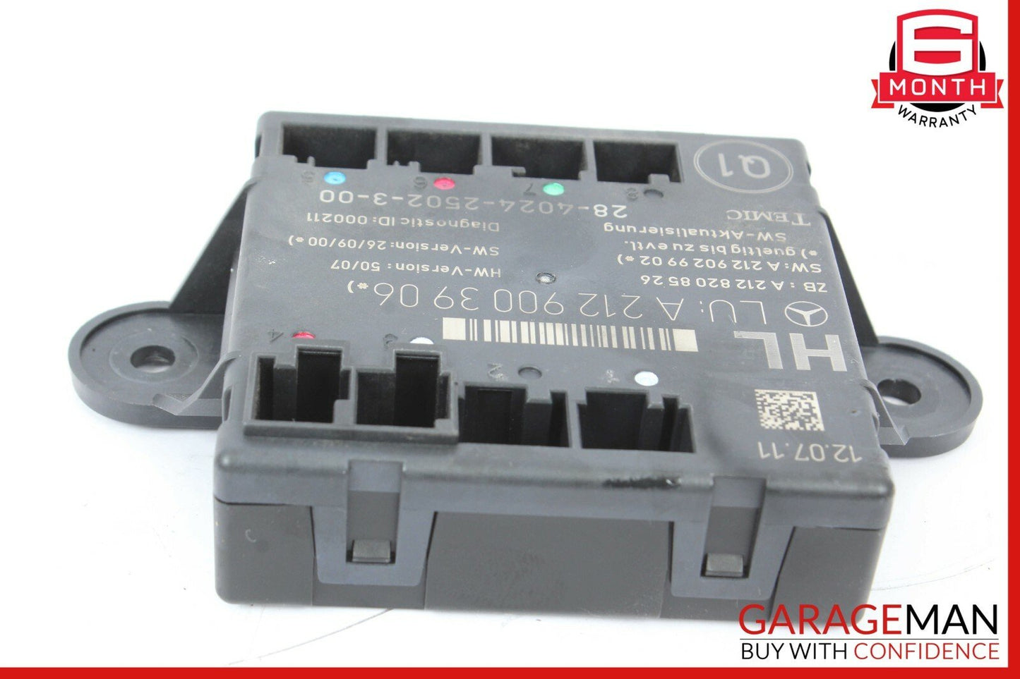 08-14 Mercedes W212 E350 C300 Rear Left Driver Side Door Control Module OEM