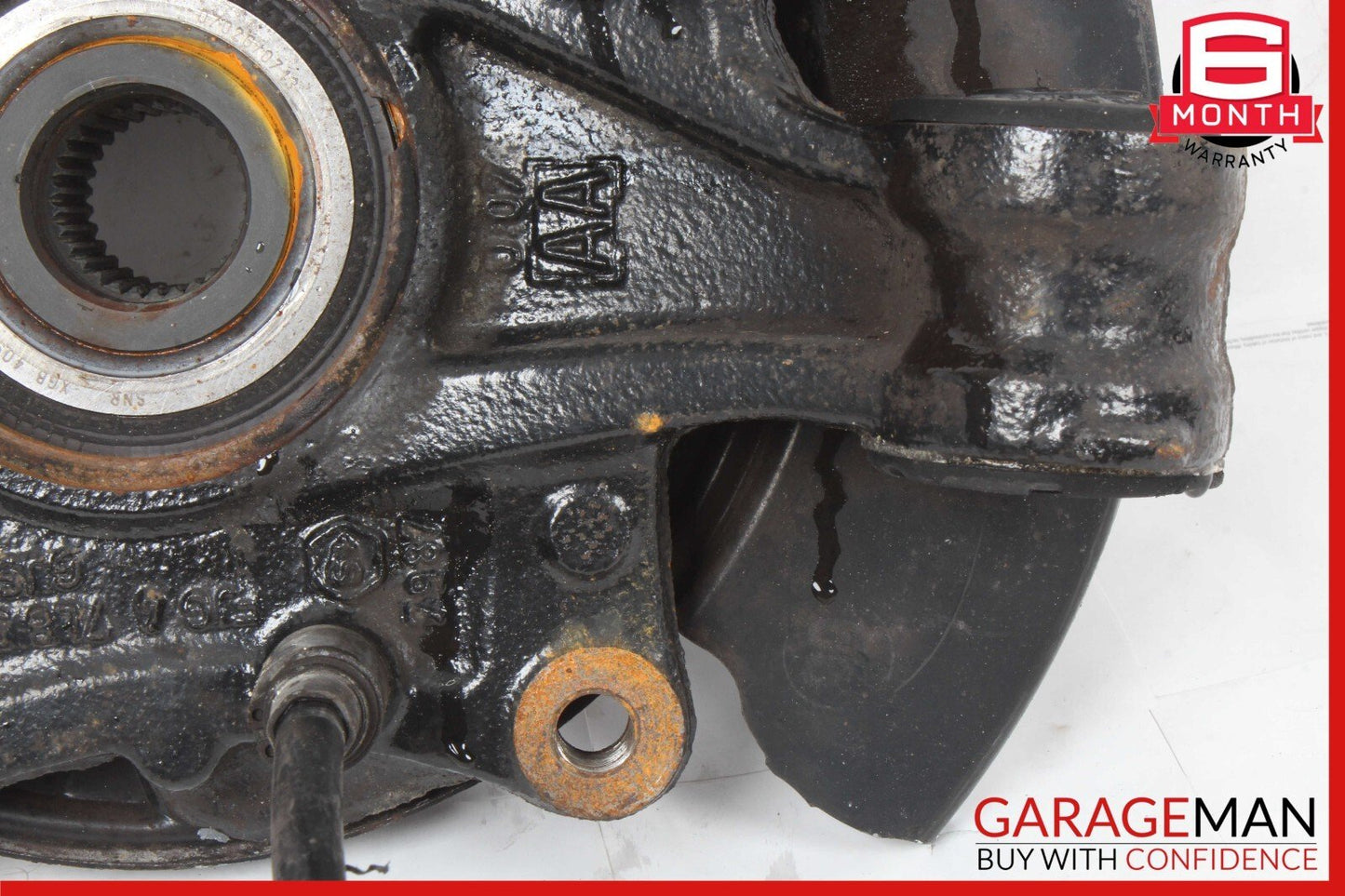07-15 Audi Q7 Rear Right Passenger Side Spindle Knuckle Wheel Hub 7L8505436 OEM