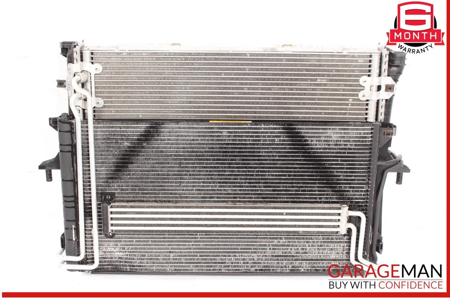 07-15 Audi Q7 3.0L Front Engine Coolant Cooling Radiator Assembly 7L6121253B OEM
