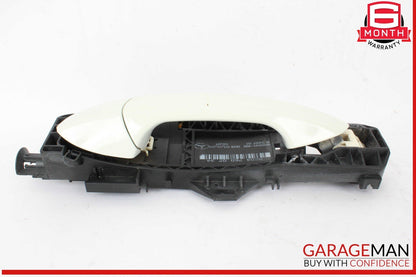 08-14 Mercedes W204 C300 C250 C63 AMG Rear Left Side Exterior Door Handle White