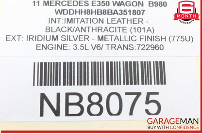 08-17 Mercedes W212 E350 Wagon Rear Right Side Suspension Upper Control Arm OEM