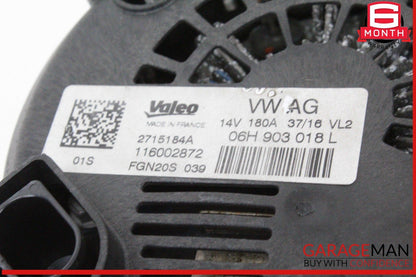 16-18 Audi A6 A7 Engine Alternator Generator Valeo 06H903018L OEM