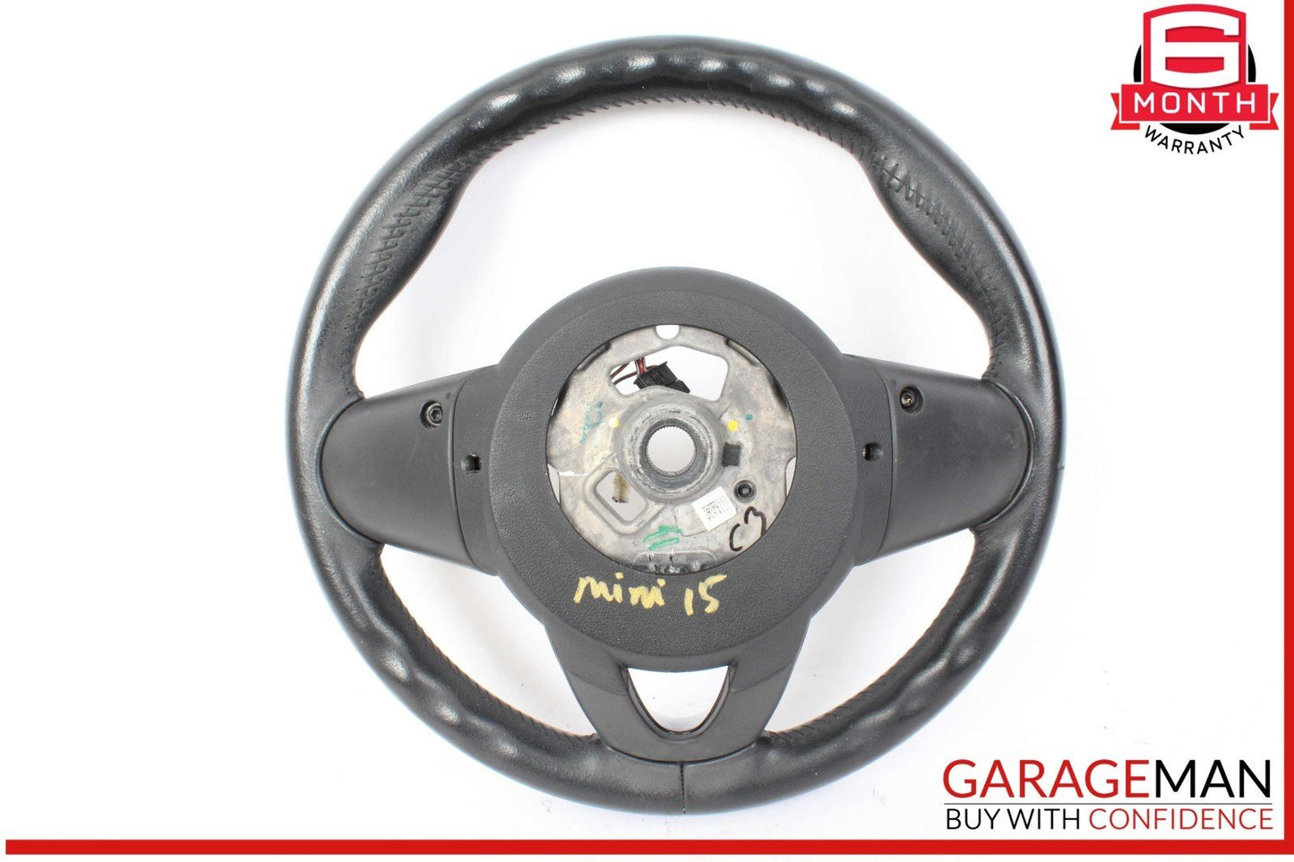 14-21 Mini Cooper Front Left Driver Side Steering Wheel Black OEM