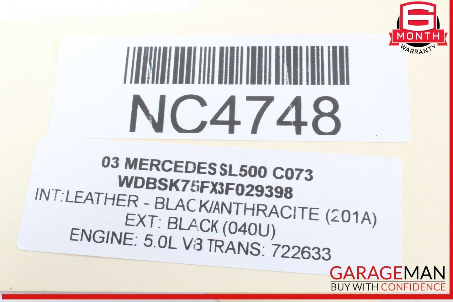 03-08 Mercedes R230 SL500 Front Right Side Seat Adjust Control Switch Module OEM