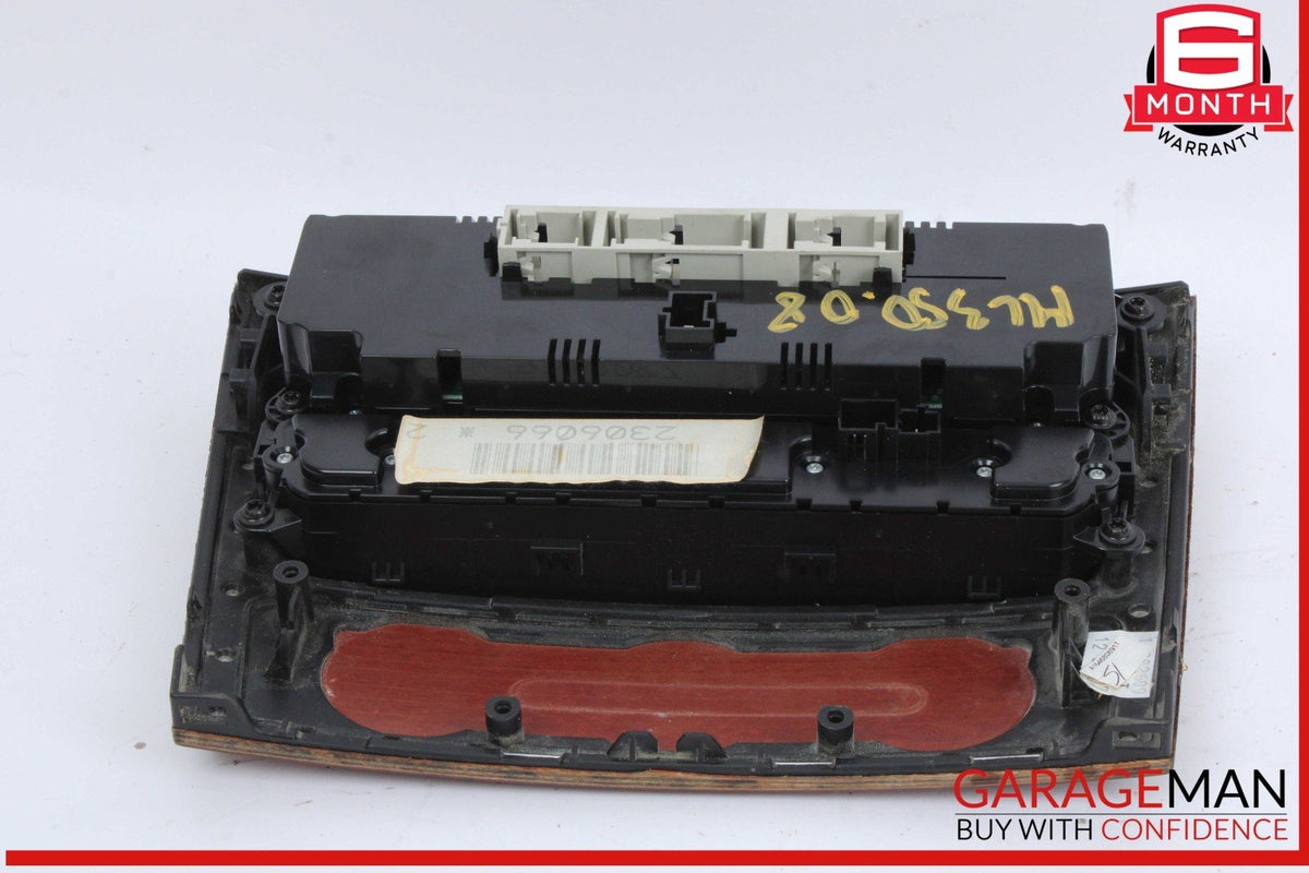 06-13 Mercedes W164 ML350 GL450 A/C AC Heater Climate Control Switch Trim OEM