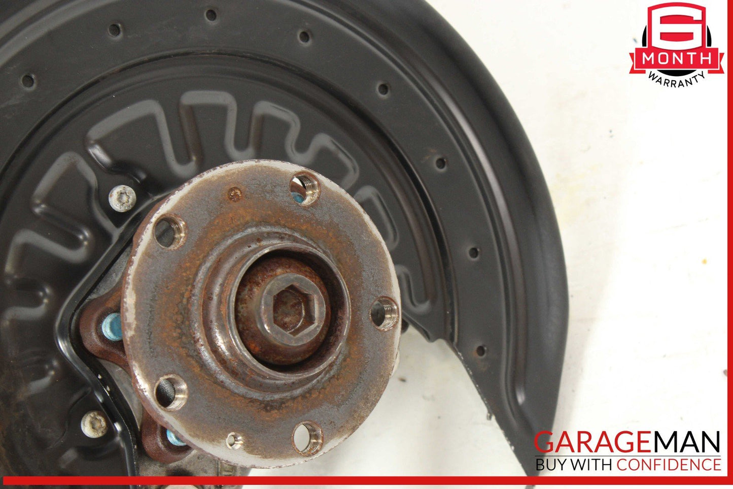 03-13 Bentley Continental GTC Rear Left Side Spindle Knuckle Hub OEM
