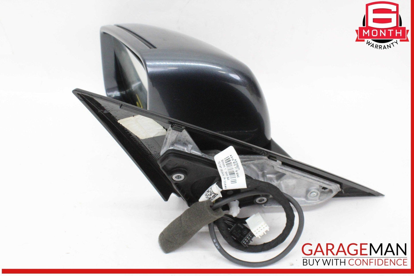 14-16 Mercedes W212 E350 Front Left Side Door Rear View Mirror w/ Blind Spot