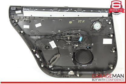 10-19 Jaguar XJ Rear Right Passenger Side Door Panel Cover Black OEM
