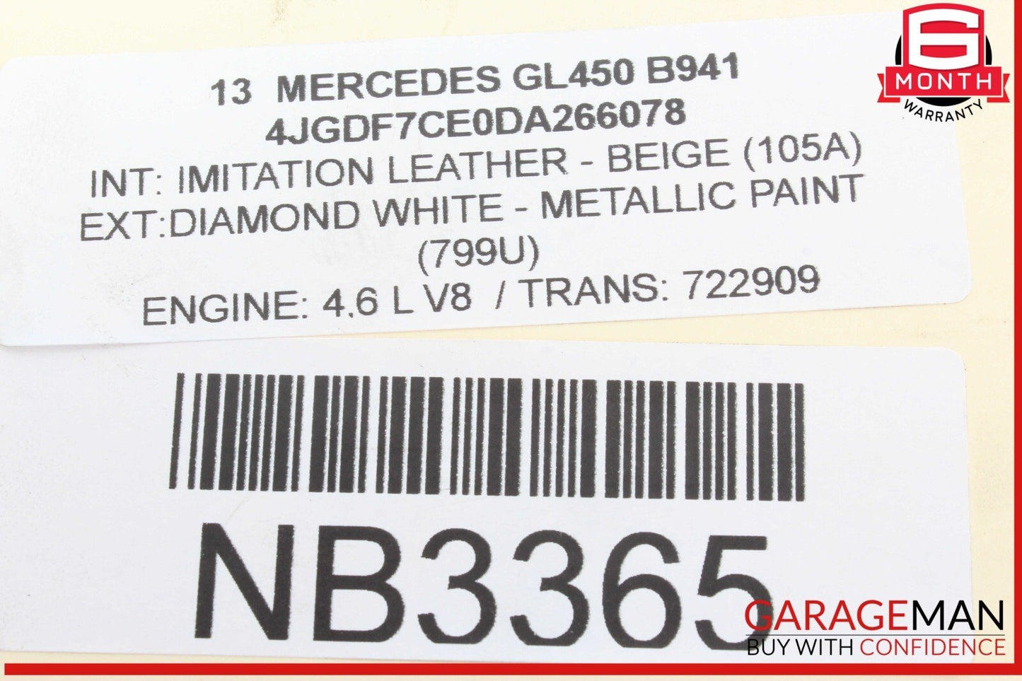 11-20 Mercedes X166 GL450 E550 Engine Oil Filter Housing 2781800410 OEM
