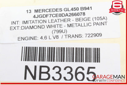 11-20 Mercedes X166 GL450 E550 Engine Oil Filter Housing 2781800410 OEM