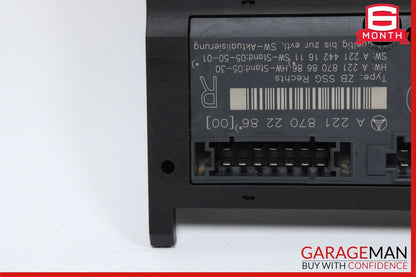 07-13 Mercedes W221 S550 S65 AMG Front Right Passenger Under Seat Control Module