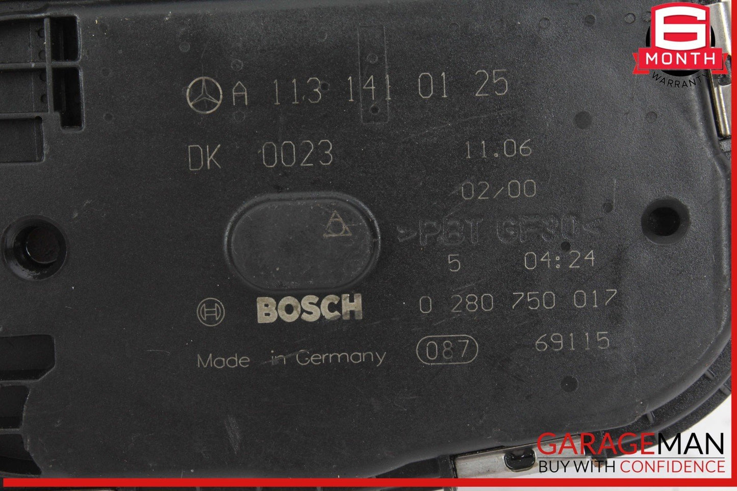00-13 Mercedes W212 E350 S500 Engine Throttle Valve Body 1131410125 OEM