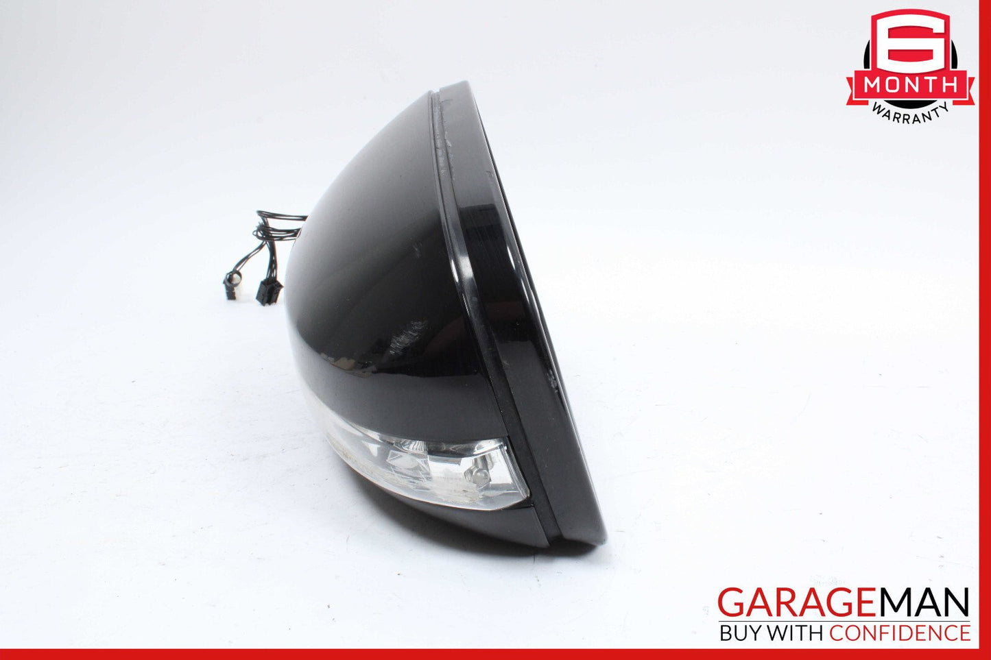 07-09 Mercedes W211 E350 Front Left Side Mirror Door Rear View Black OEM