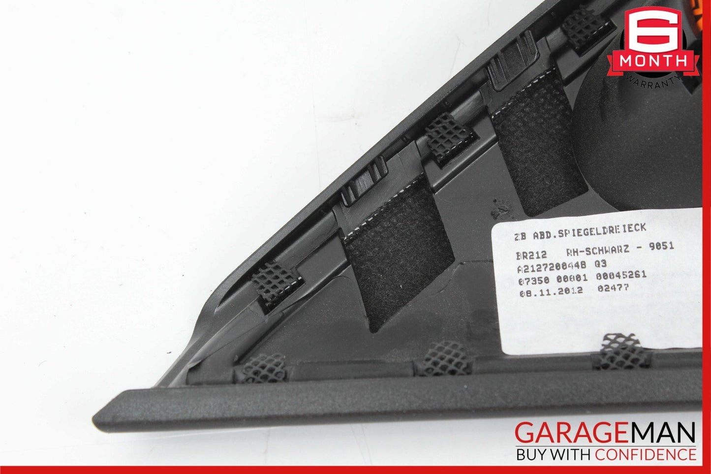10-16 Mercedes W212 E400 Front Right Side Door Panel Tweeter Speaker Cover Black