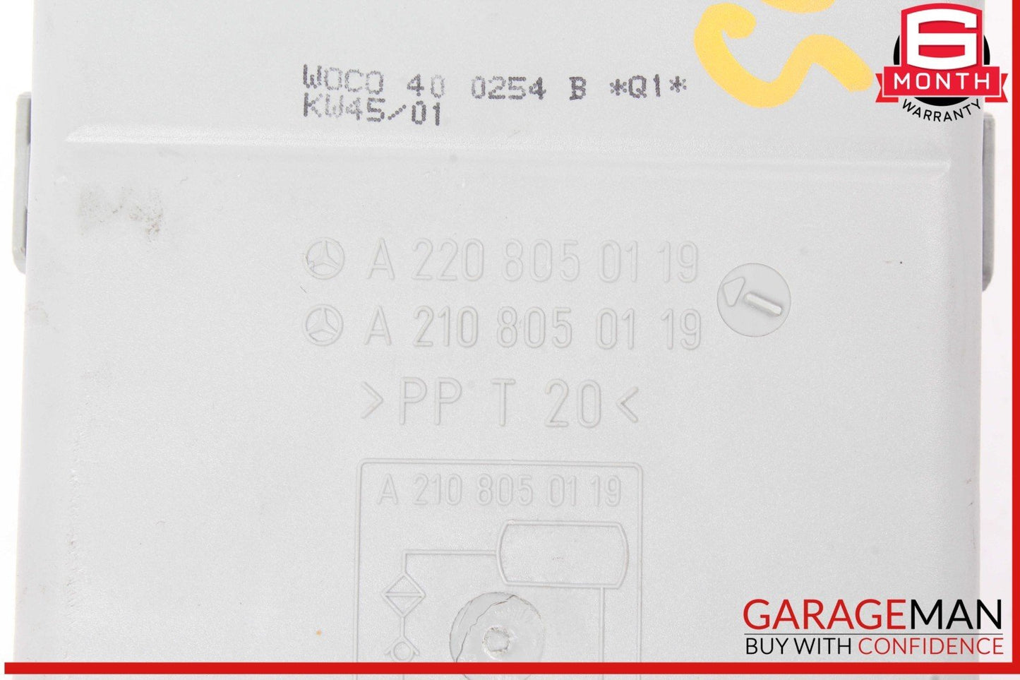 00-12 Mercedes R230 SL500 S500 Seat Vacuum Pump Reservoir Tank 2208050119 OEM
