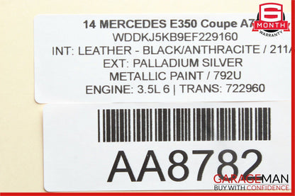 08-14 Mercedes W204 E350 C250 C300 Front Right Door Lock Latch Actuator OEM