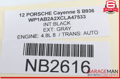 11-18 Porsche Cayenne S 958 Start Ignition Switch Module w/ Key OEM