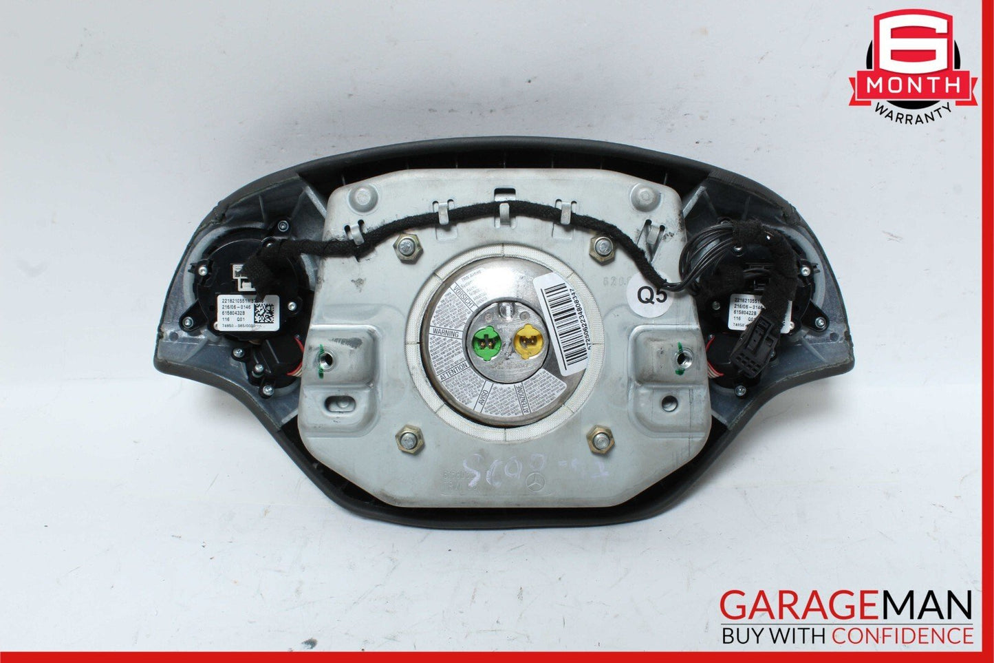 07-10 Mercedes S550 S450 CL500 CL550 Steering Wheel Airbag Air Bag Black