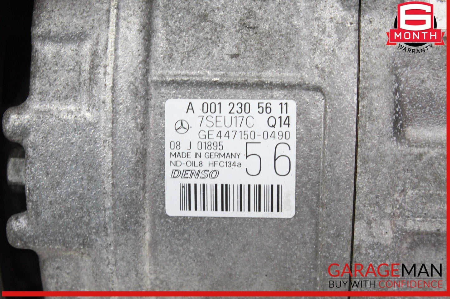 06-09 Mercedes W209 CLK350 C230 C280 A/C Air Conditioning Compressor 0012305611