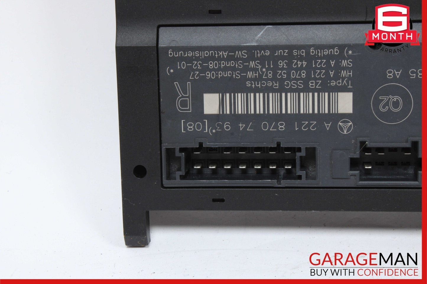 07-13 Mercedes W221 S550 S400 S350 Front Right Side Under Seat Control Unit OEM