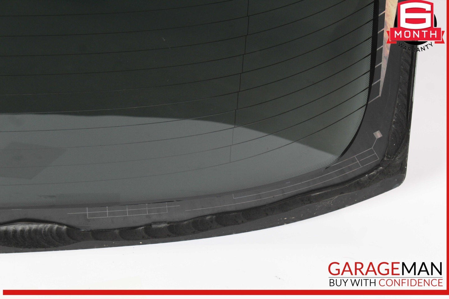 08-18 Maserati GranTurismo M145 Rear Windshield Wind Shield Back Glass Black OEM