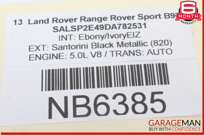 10-13 Land Rover Range Rover Sport Rear PDC Parking Assist Sensors w/ Harness