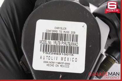 12-19 Fiat 500 Rear Left Driver Seat Belt Retractor Black OEM