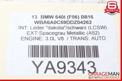09-19 BMW 640i 550i 740i 750i Rear Right Passenger Side Lateral Control Arm OEM