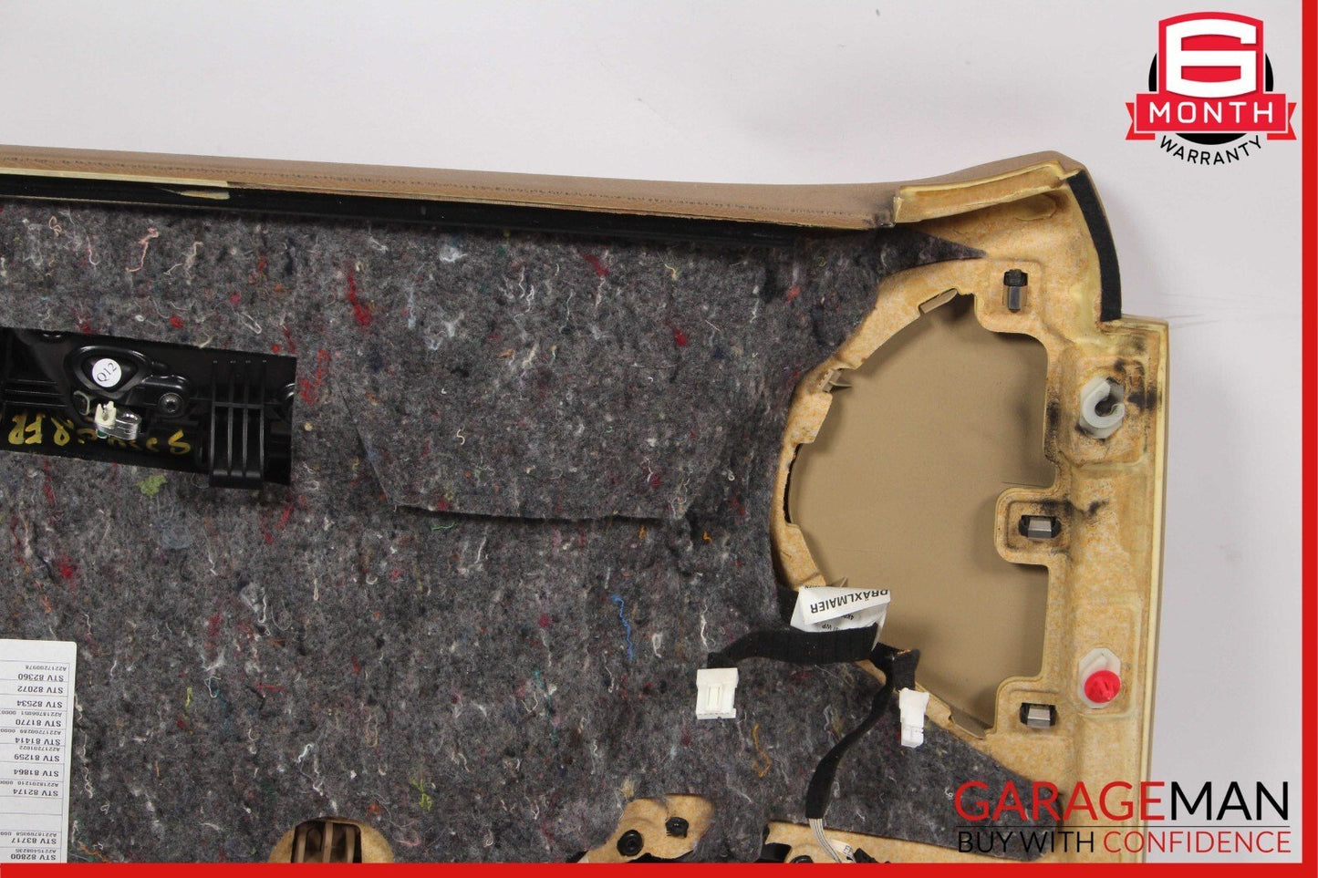 07-09 Mercedes W221 S550 Front Right Side Interior Door Panel Cover Assy Brown