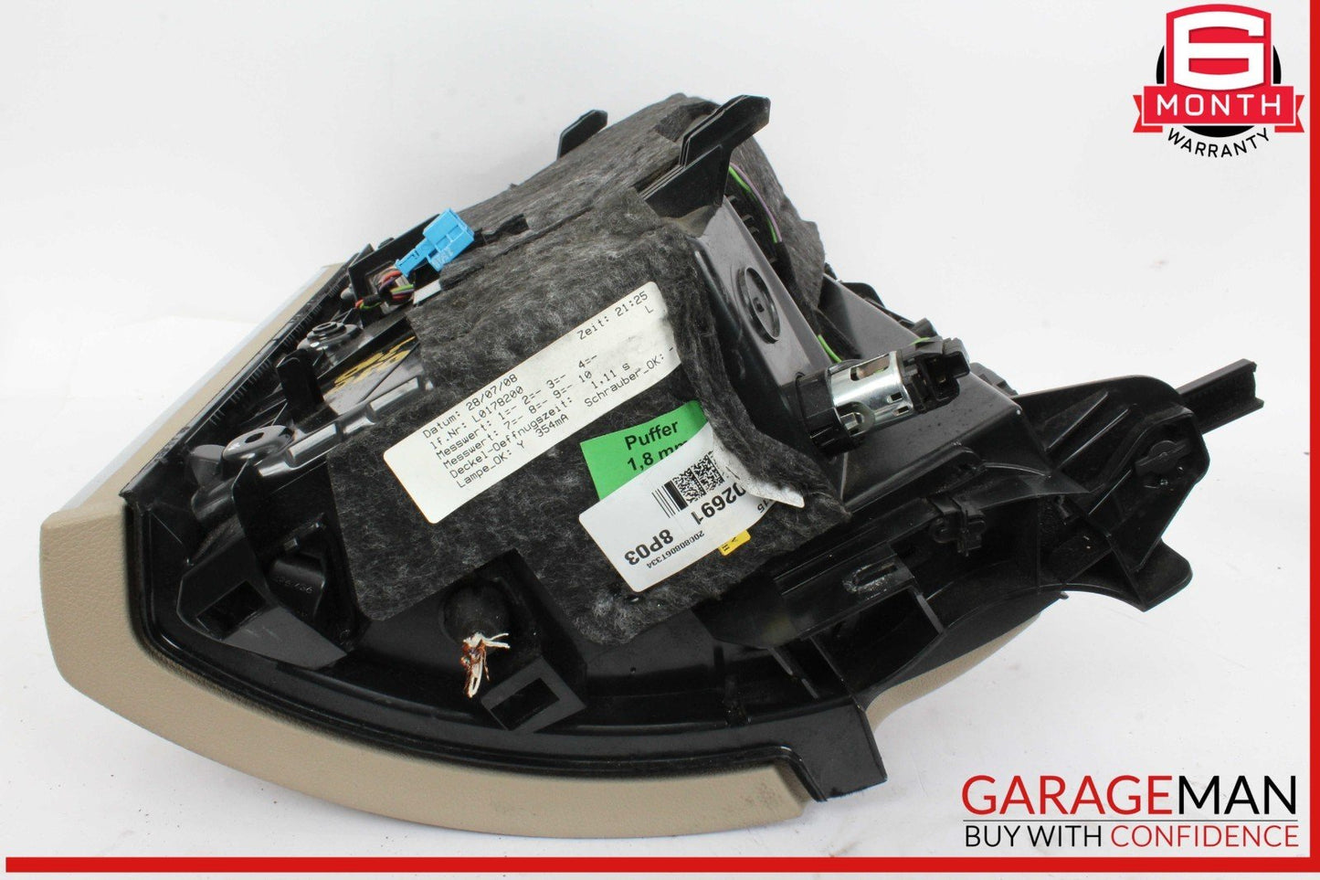 08-11 Mercedes W204 C300 C250 Dashboard Glove Box Compartment Beige OEM