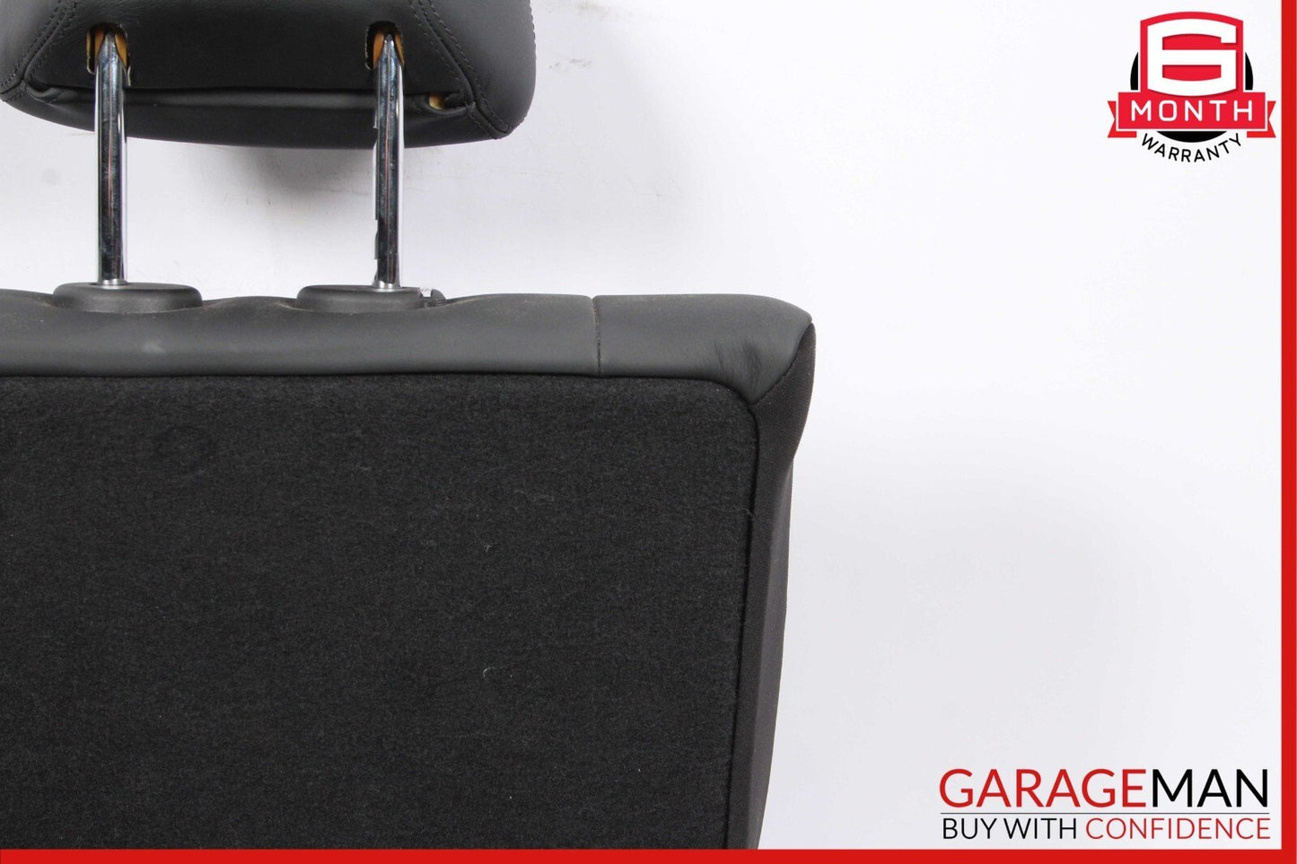 08-14 Mercedes W204 C63 AMG Sedan Rear Right Top Upper Seat Cushion Cover Black