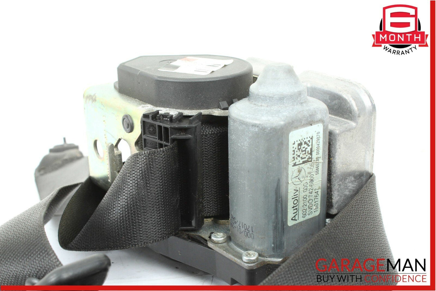 07-09 Mercedes W211 E63 AMG Front Left Side Seatbelt Seat Belt Retractor Black