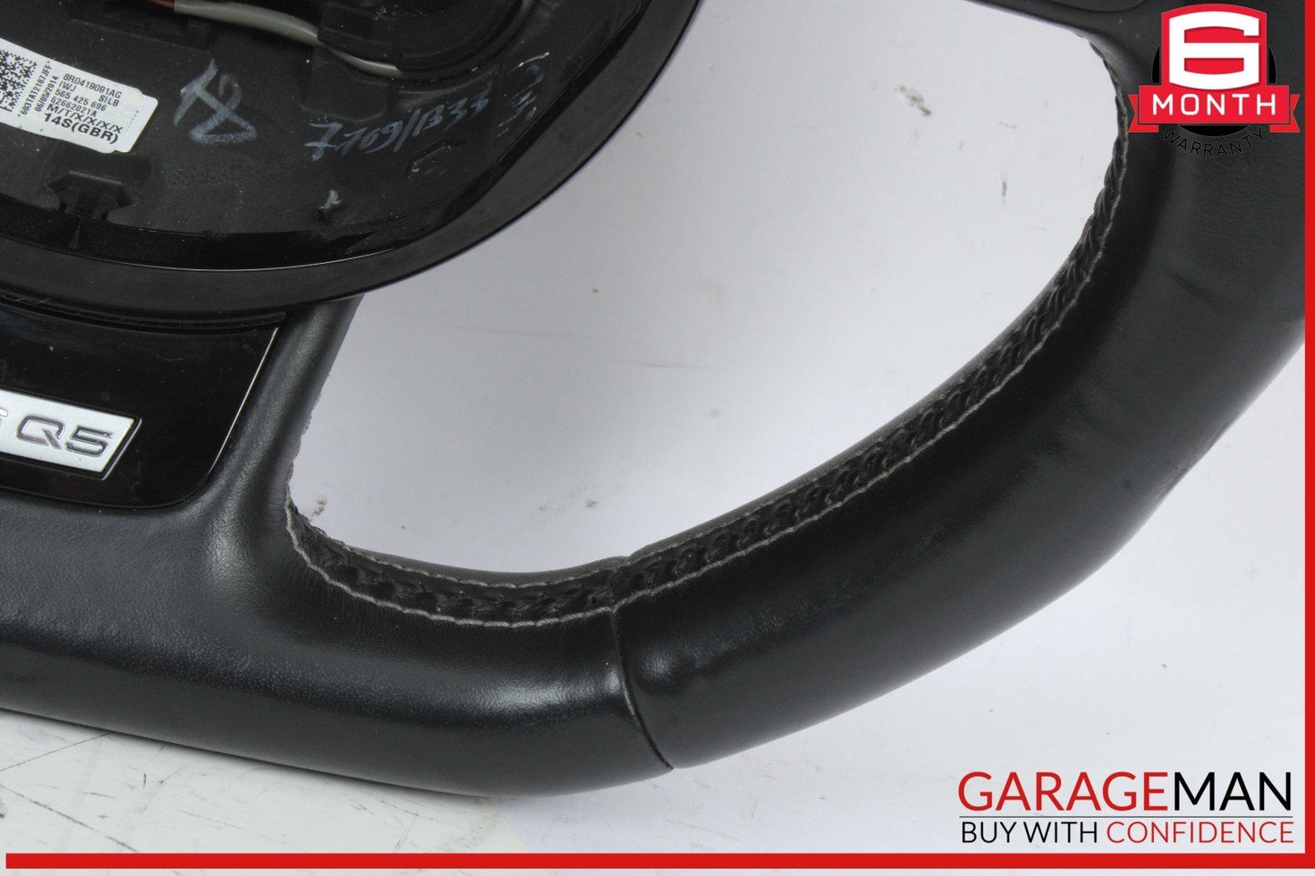 14-16 Audi SQ5 Q5 Front Left Driver Side Steering Wheel w/ Paddle Shifters OEM